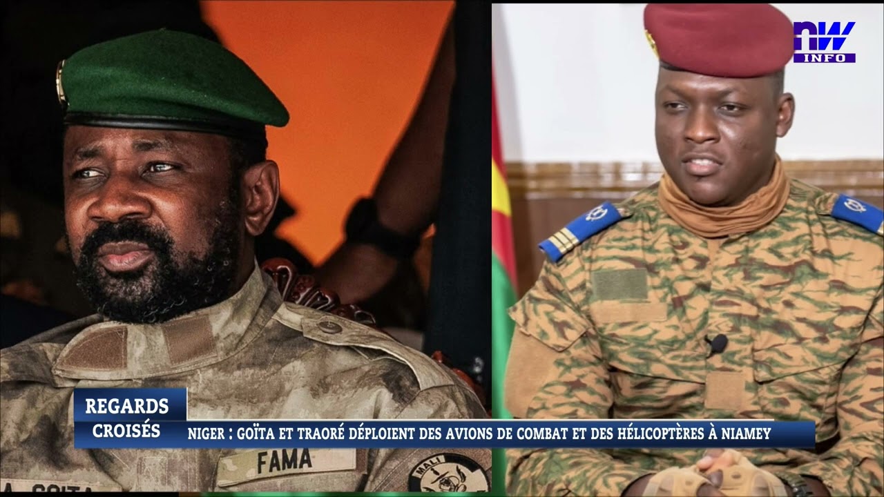 Niger : Goita et Traoré déploient des avions de combat et des hélicoptères à Niamey (P4)
