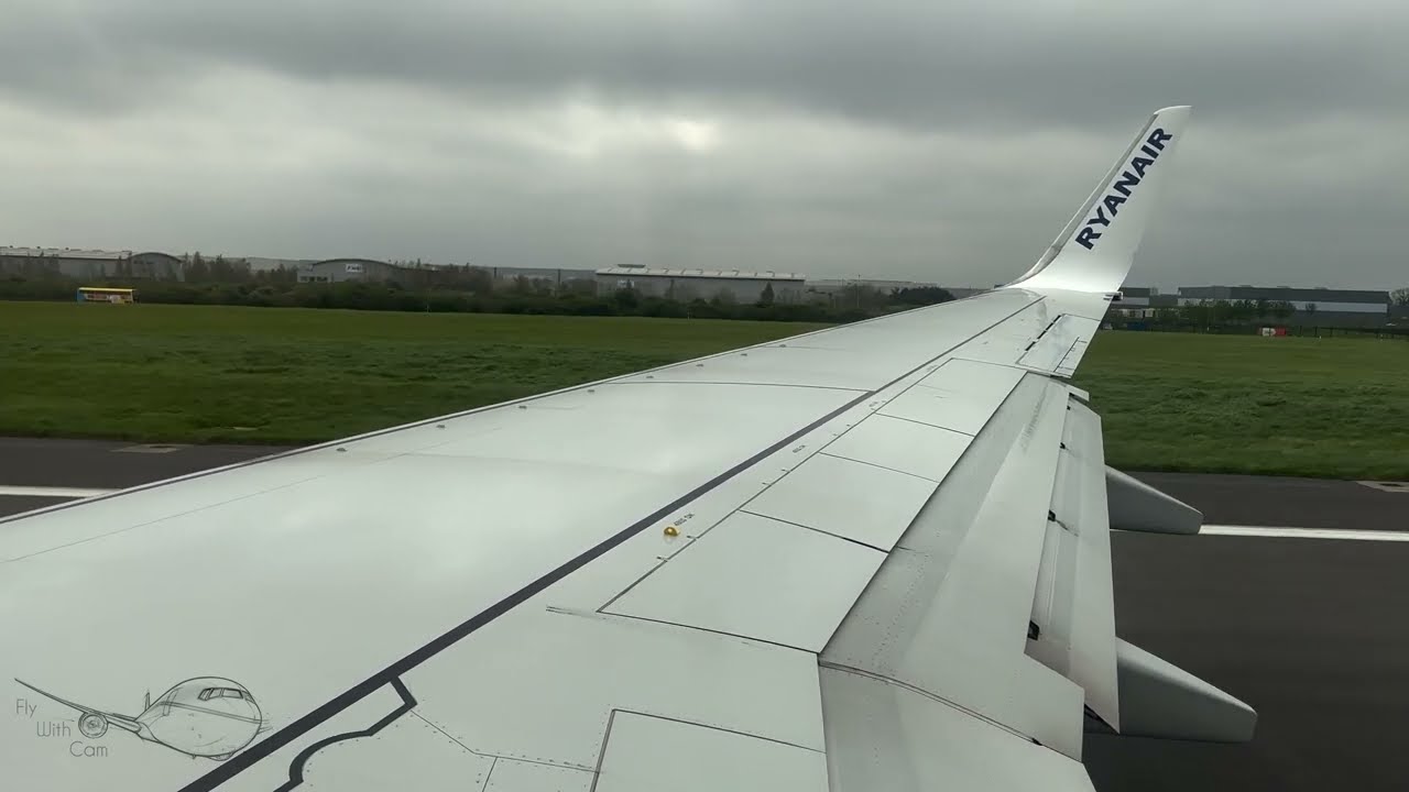 Ryanair Boeing 737-8AS | Dublin Airport Departure! *4K*