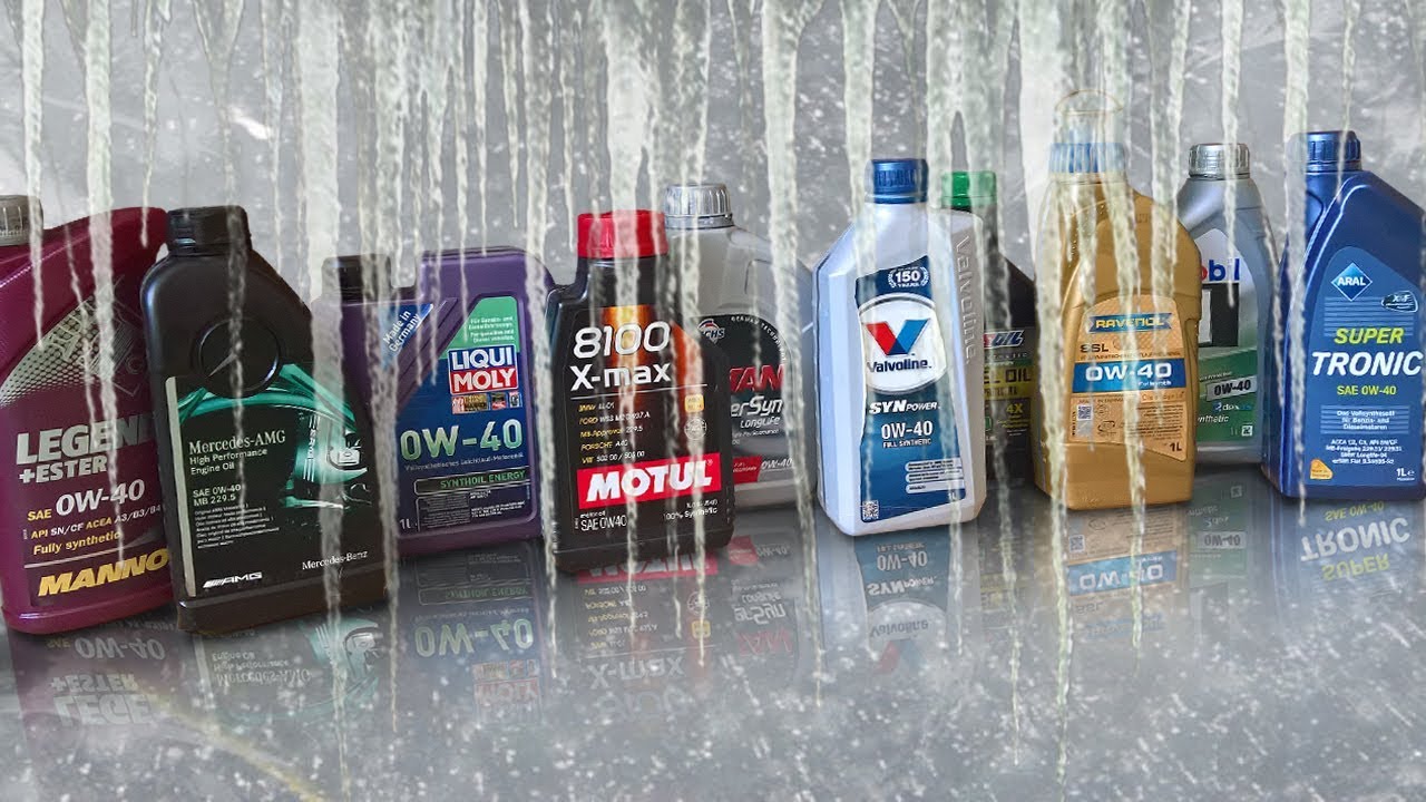 Olej 0W40 Test Zimna -30&deg;C AMG 0W40, Motul 0W40, Mobil 0W40, Ravenol 0W40