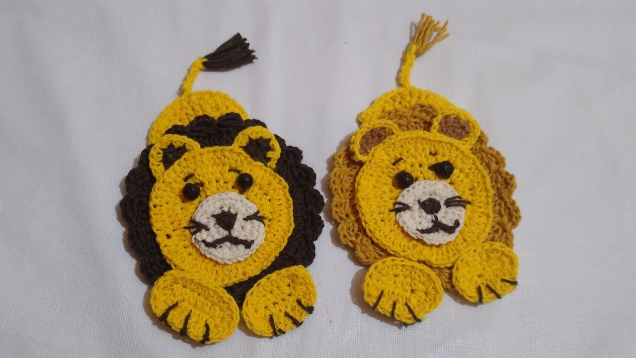 LEÃO 🦁 em CROCHÊ passo a passo