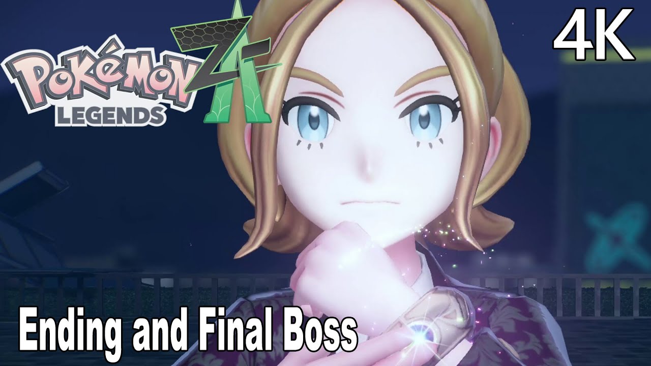 Pokemon Legends Z-A Ending and Final Boss 4K