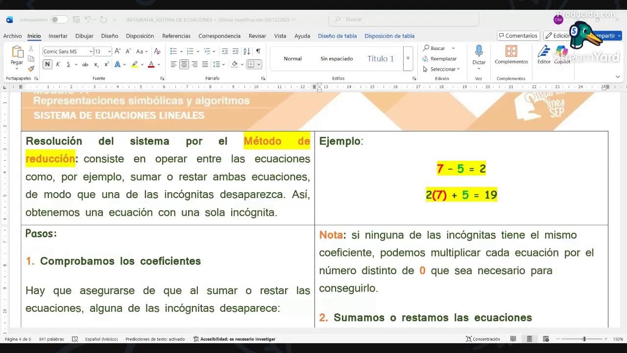 Quinta sesión del EAA