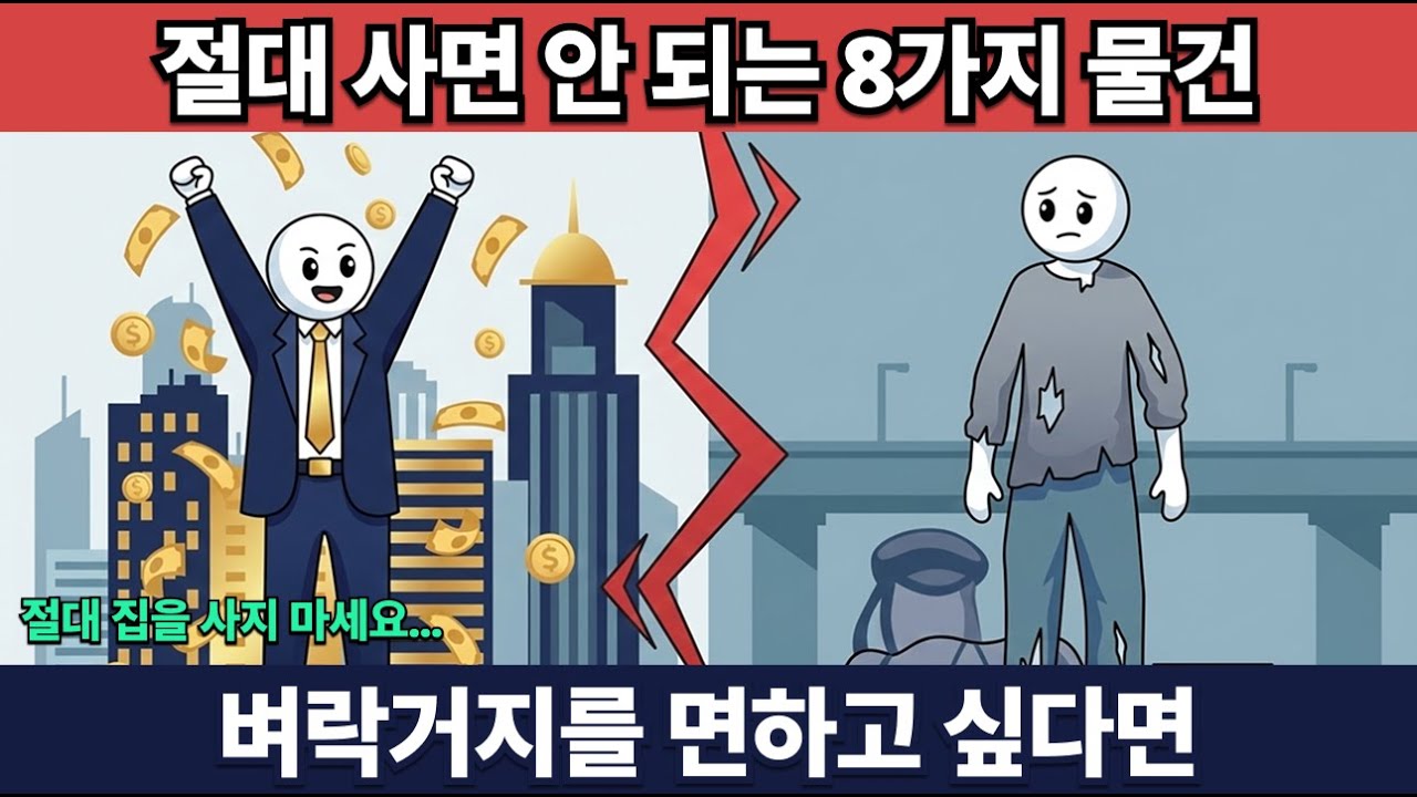 절대 사면 안 되는 8가지 물건 : 벼락거지를 면하고 싶다면