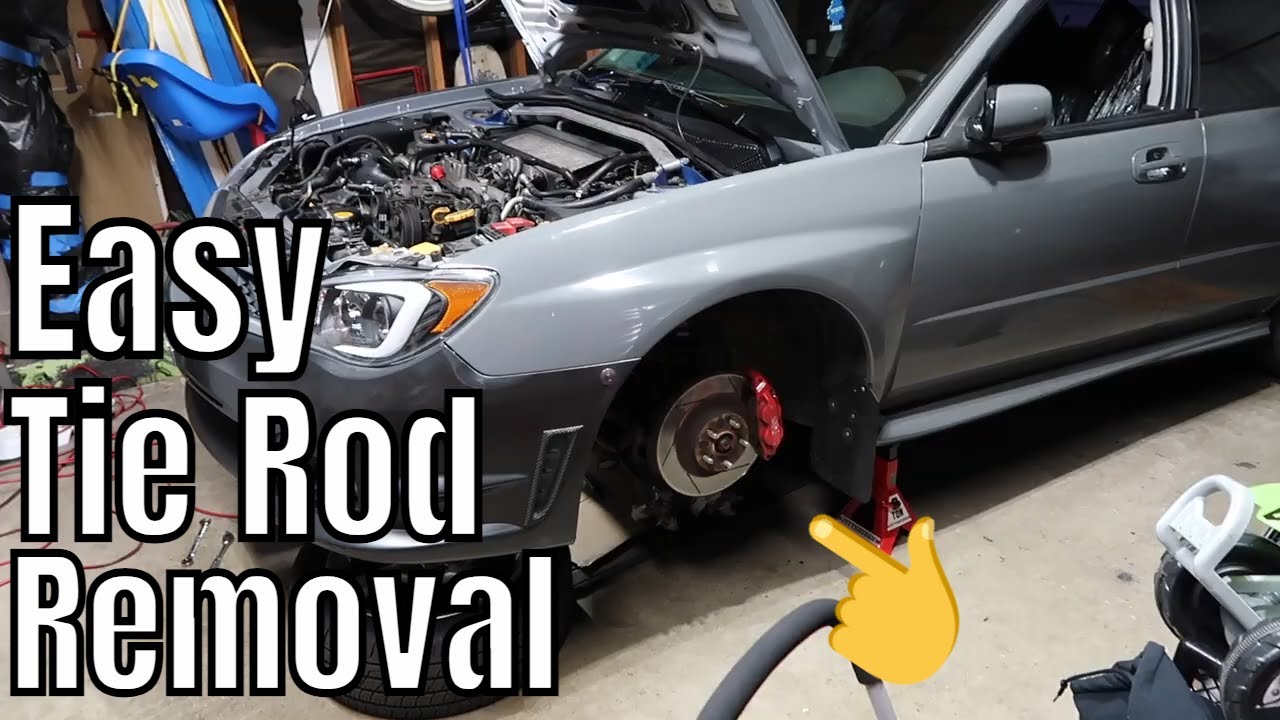 Как снять рулевые тяги Subaru WRX