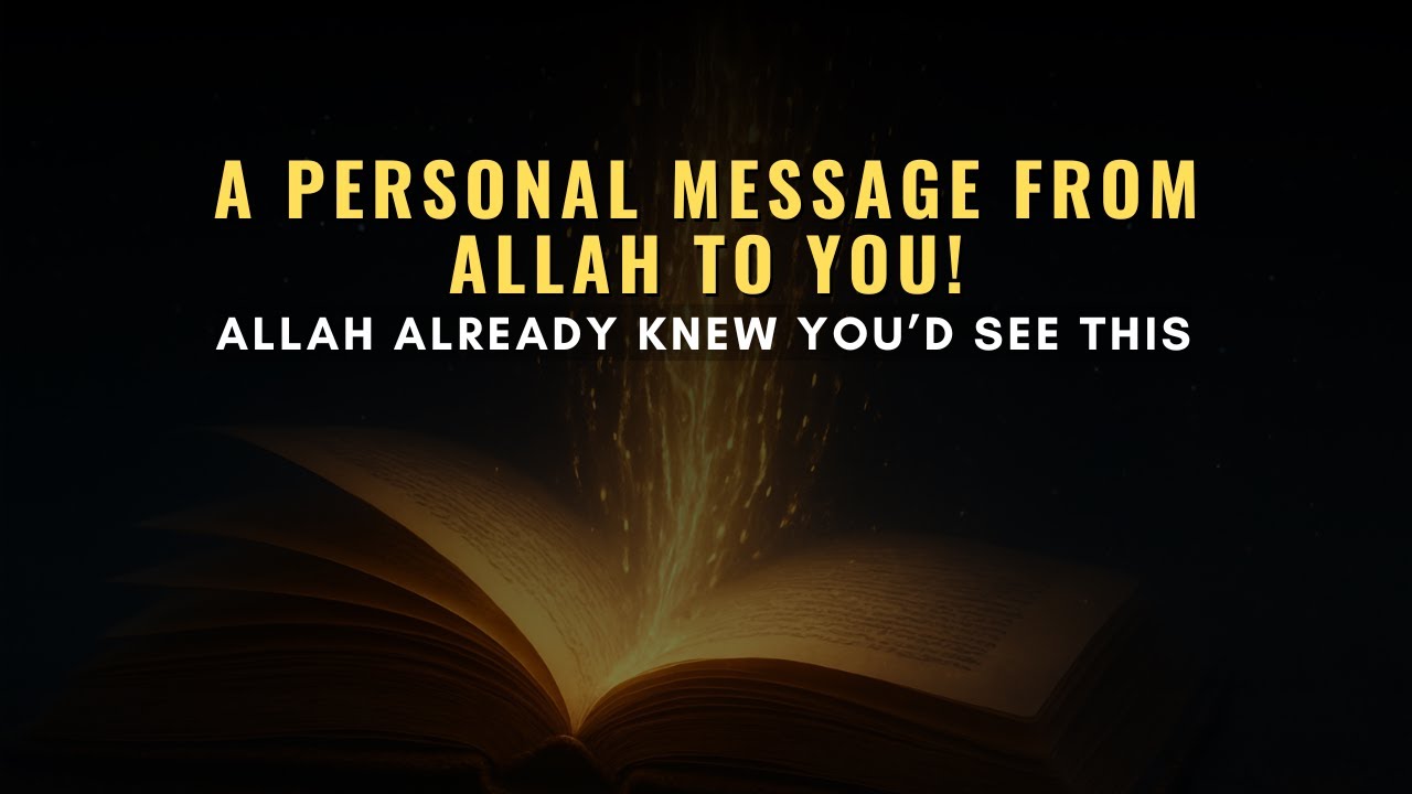 Allah Is Calling You Right Now! | Allah Is Talking About YOU in This Verse | Are YOU In This Verse?