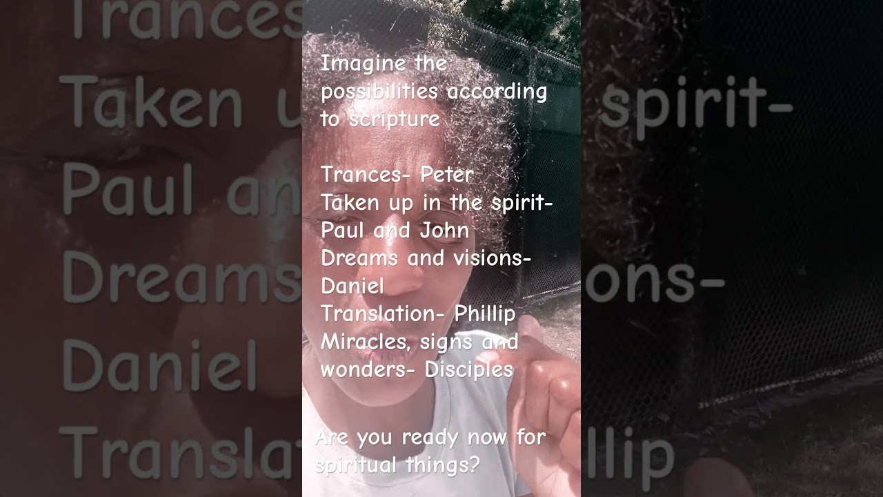 Are you now ready for spiritual things?