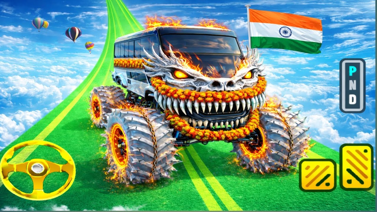 Monster Truck Stunt Racing 2026 – Ultimate Extreme Racing with Dangerous Stunt Tracks Gameplay 
