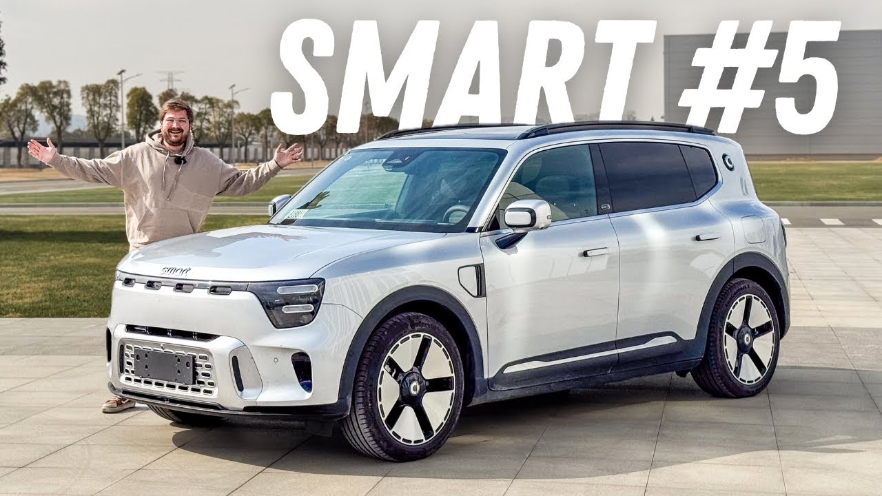 I Drive The New Smart #5 For The First Time! 100kWh Battery w/ Up To 645hp & 400kW Charging
