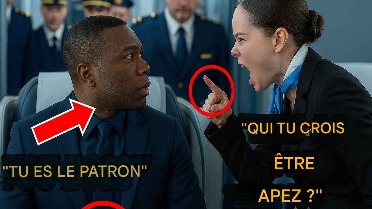L'Hôtesse De L'Air Gifle Un PDG Noir, Sans Savoir Qu'Il Est Le Propriétaire De La Compagnie