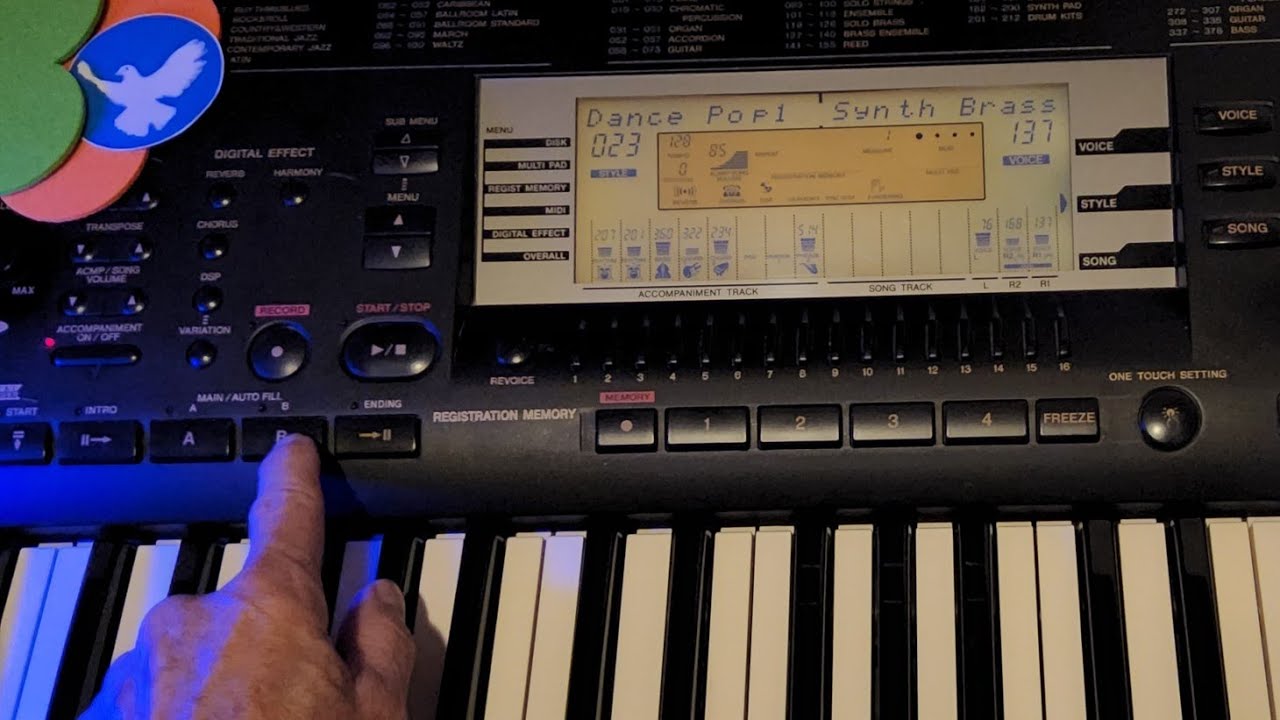 Dance + Disco Style Demo  💚  PSR-630 Yamaha Keyboard  - Eurobeat Techno Disco Party Dance Pop House.