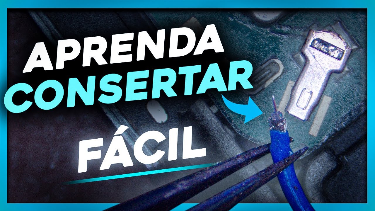 Como Recuperar Antena Quebrada no Conserto de Celular! Pare de Trocar!