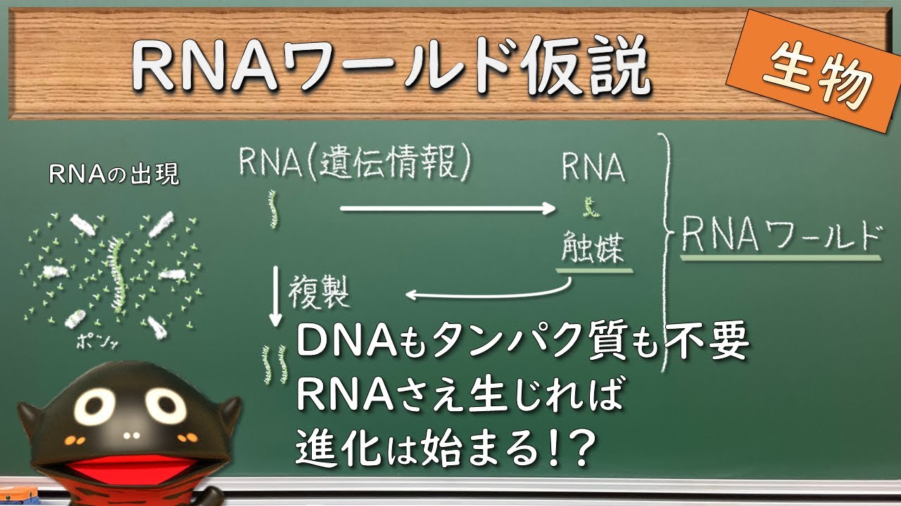 RNAワールド仮説（進化に必要な物質とは？）【005生物】新課程対応