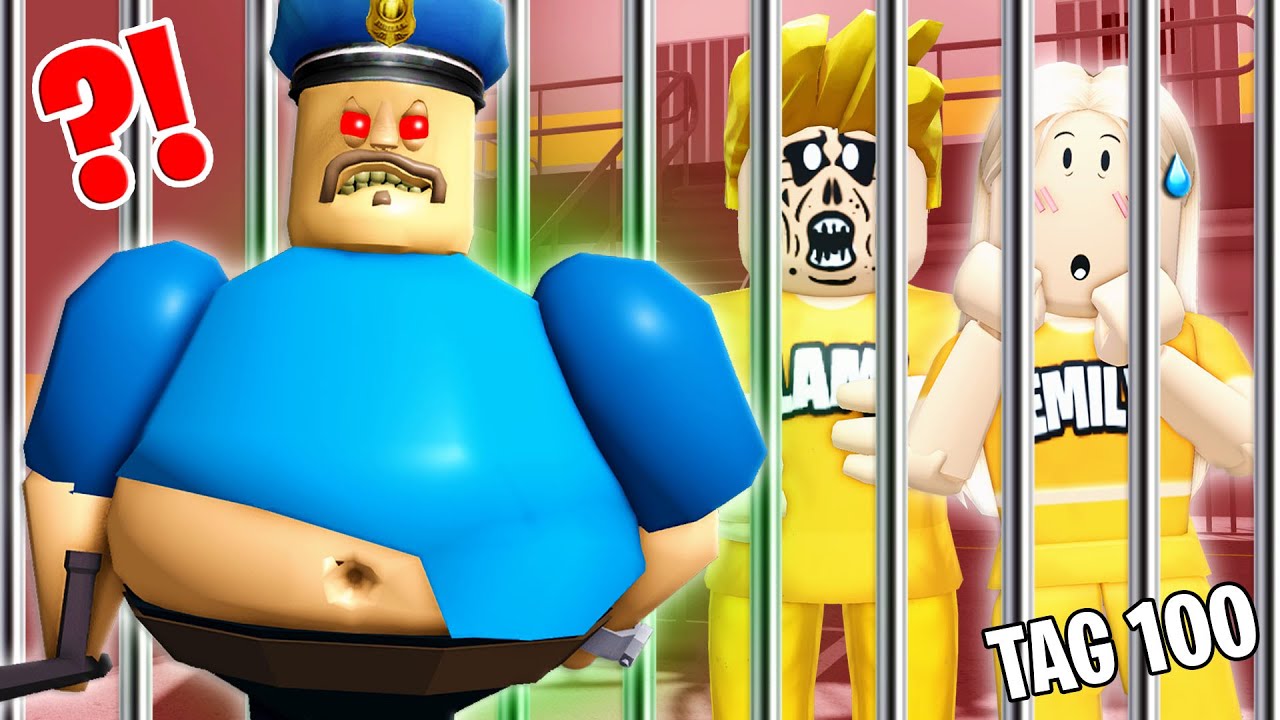 Ich &Uuml;BERLEBE 100 TAGE im BARRY GEF&Auml;NGNIS! (Roblox)
