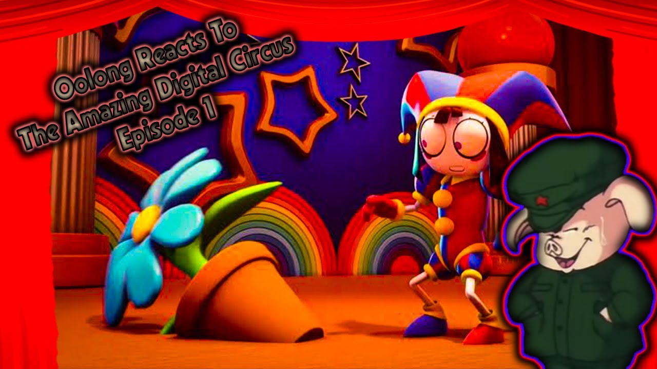 Pomni The Anxious Jester | Oolong Reacts | The Amazing Digital Circus