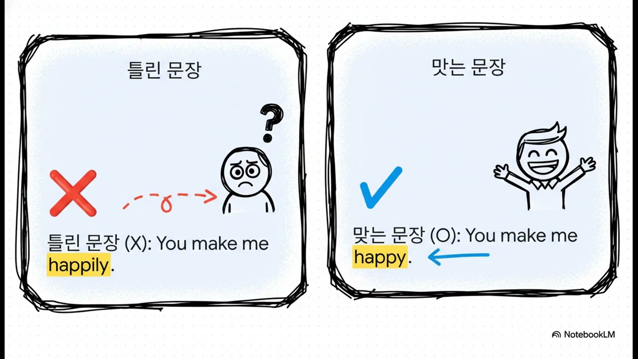 서전중2 1과 문법 포인트 5형식동사 형용사 목적보어