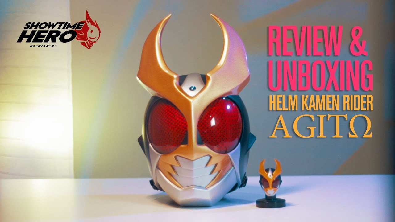 Review & Unboxing Helm Kamen Rider Agito Aniki Cosplay [ENG SUB] 仮面ライダーアギト