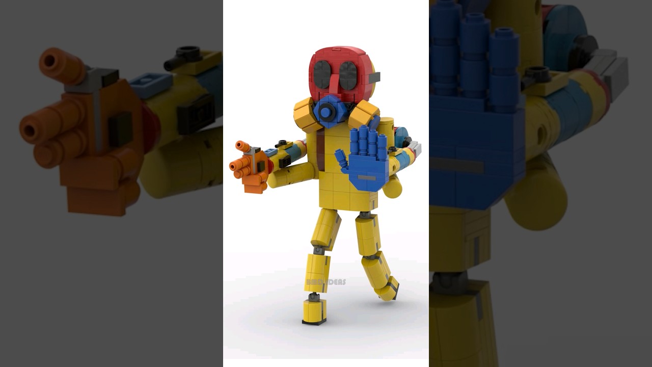 Player Gas Mask vs Grab Pack 3.0 Poppy Playtime Chapter 3 Lego Ideas