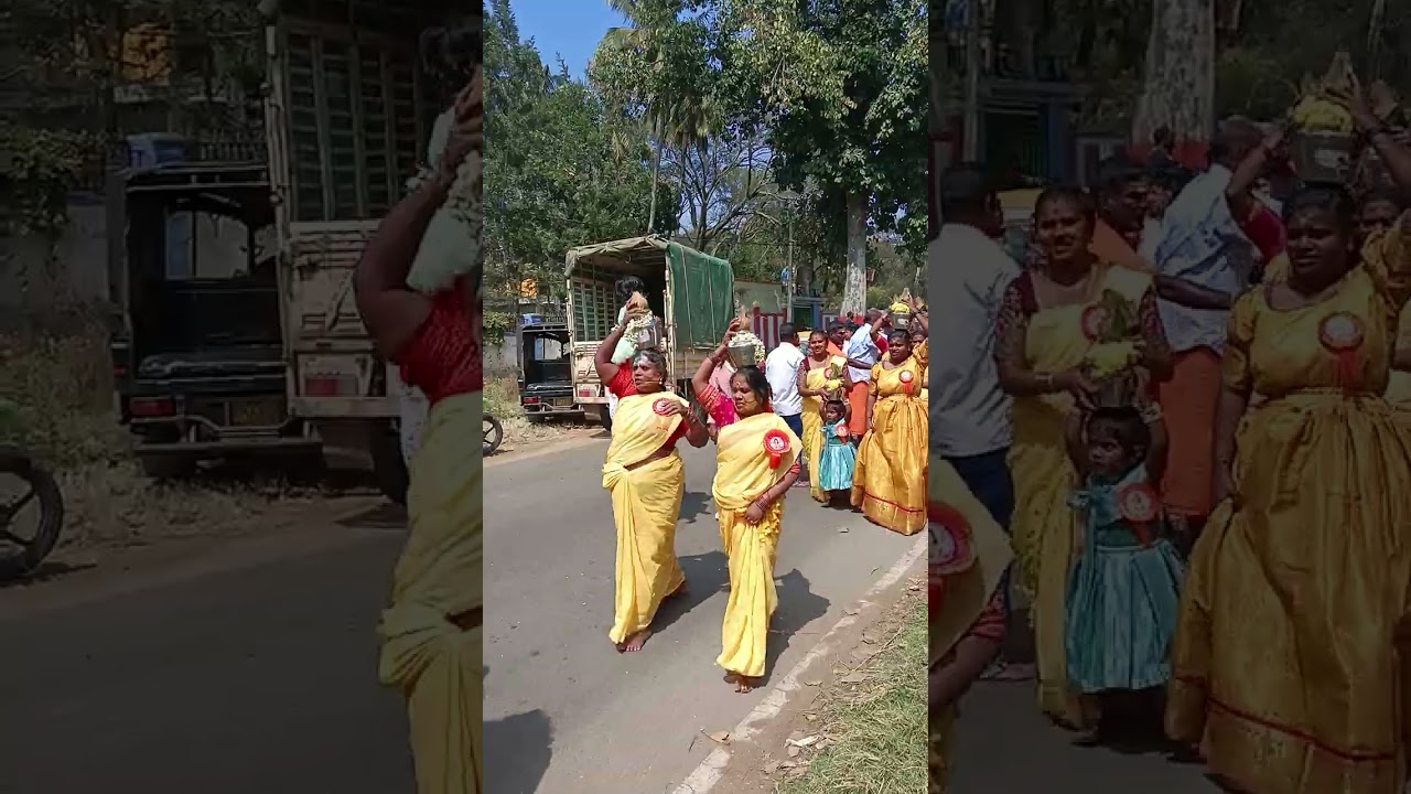 Thaipusam kavadi and palkudam from UTHANDI AMMAN temple to marikuppam KGF