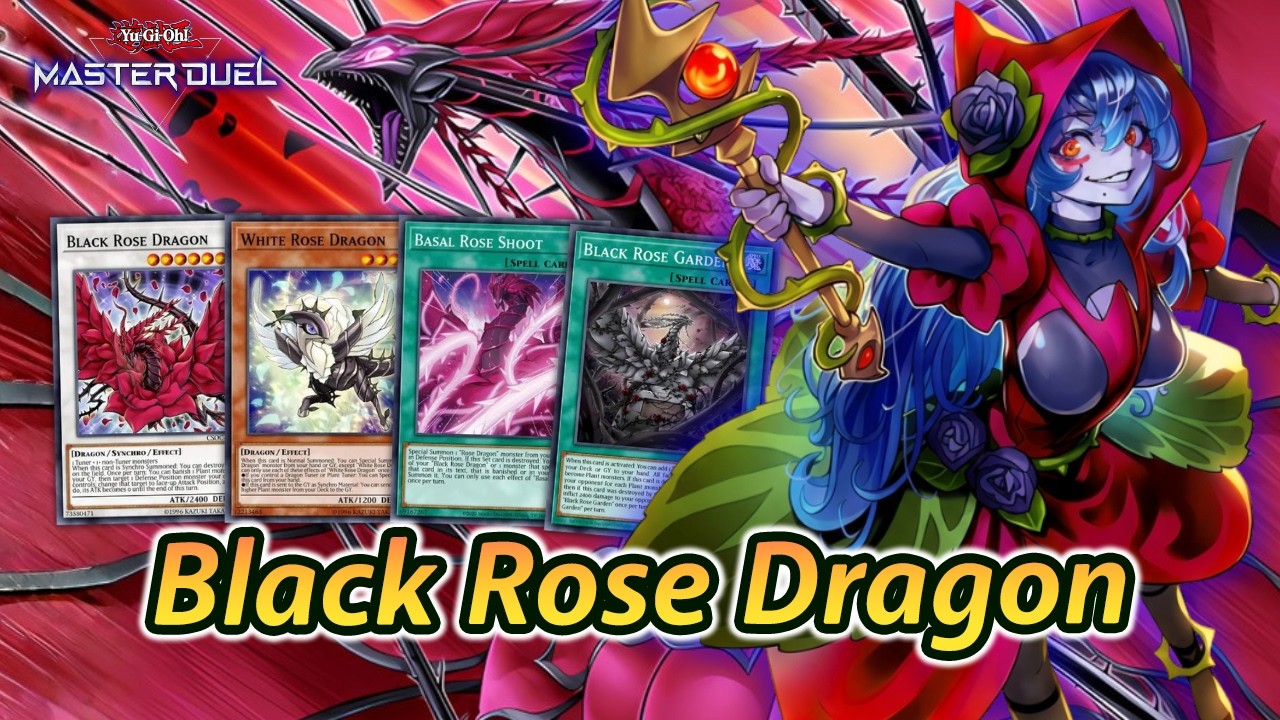 Black Rose Dragon Deck Master Duel l Synchro Power of Plant & Dragon Ranked Gameplay
