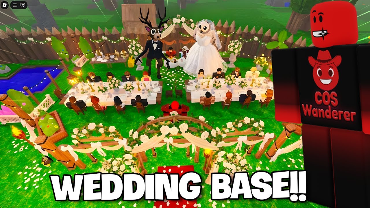 I Built the Ultimate Wedding Base in 99 Nights in a Forest!