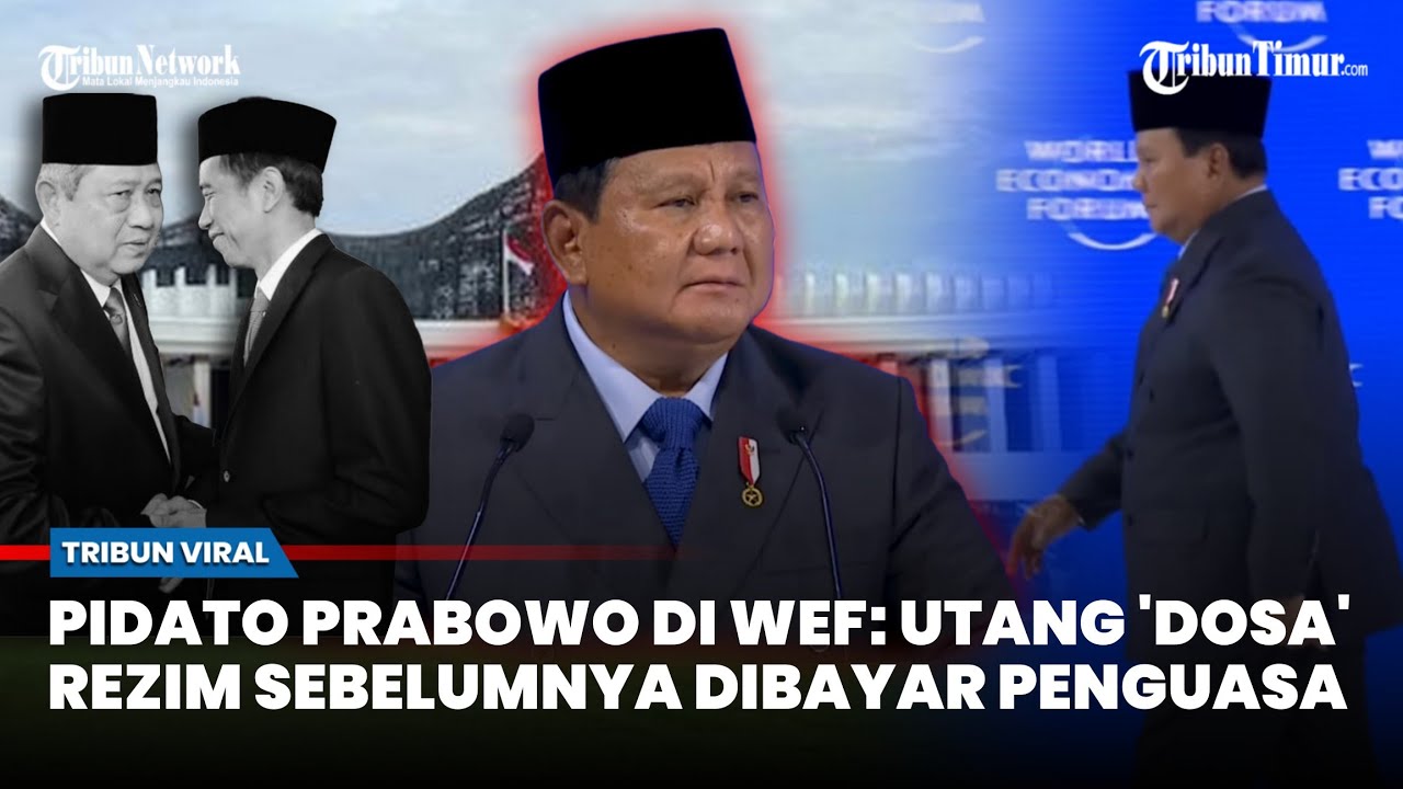 Guncang Forum Ekonomi Internasional, Prabowo Blak-blakan: Utang Rezim Sebelumnya Dibayar Penguasa