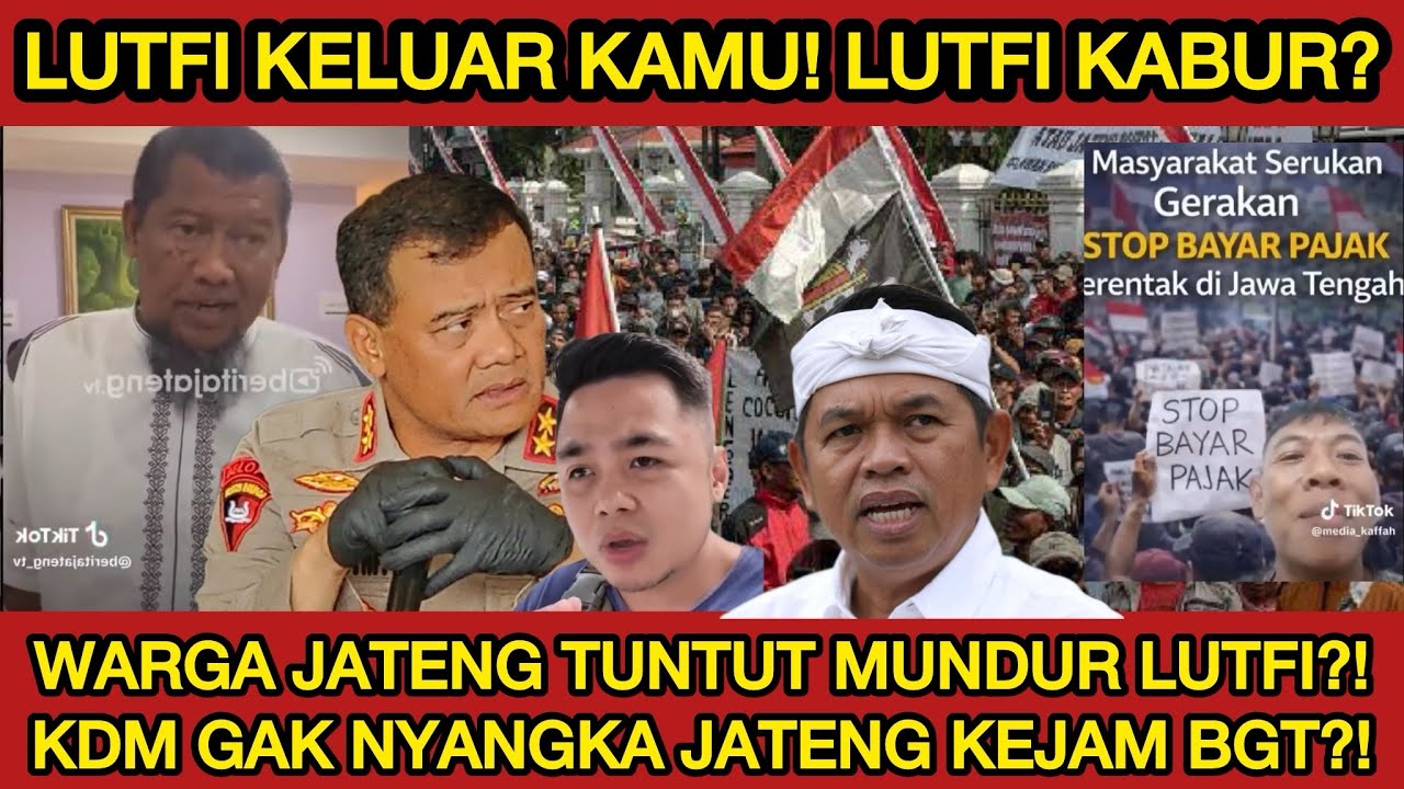 PAK LUTFI DIGERUDUK RIBUAN WARGA‼️KDM GAK NYANGKA LUTFI BEGITU KEJAM KEPADA RAKYATNYA! TOLONG KDM!!