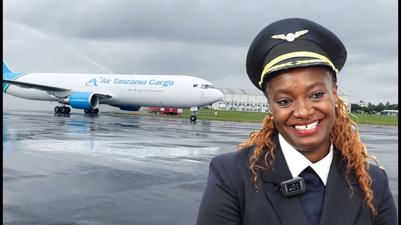 MAKUBWA YA MWANAMKE RUBANI SHUJAA, ALIYESIFIWA NCHI NZIMA, AKASHUSHA NDEGE MBELE RAIS SAMIA