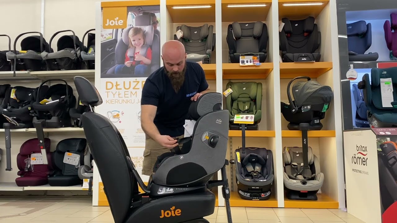 i-Prodigi najbezpieczniejszy fotelik Joie. Najlepszy fotelik RWF