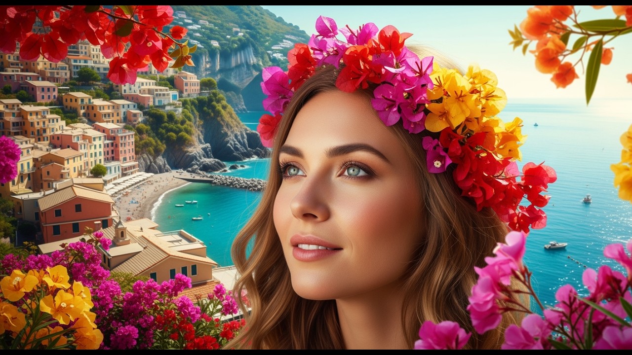 Greek Coast Views 🇬🇷✨ Mediterranean Chill & Relaxing Music for Study, Sleep & Stress Relief 🌊🎶