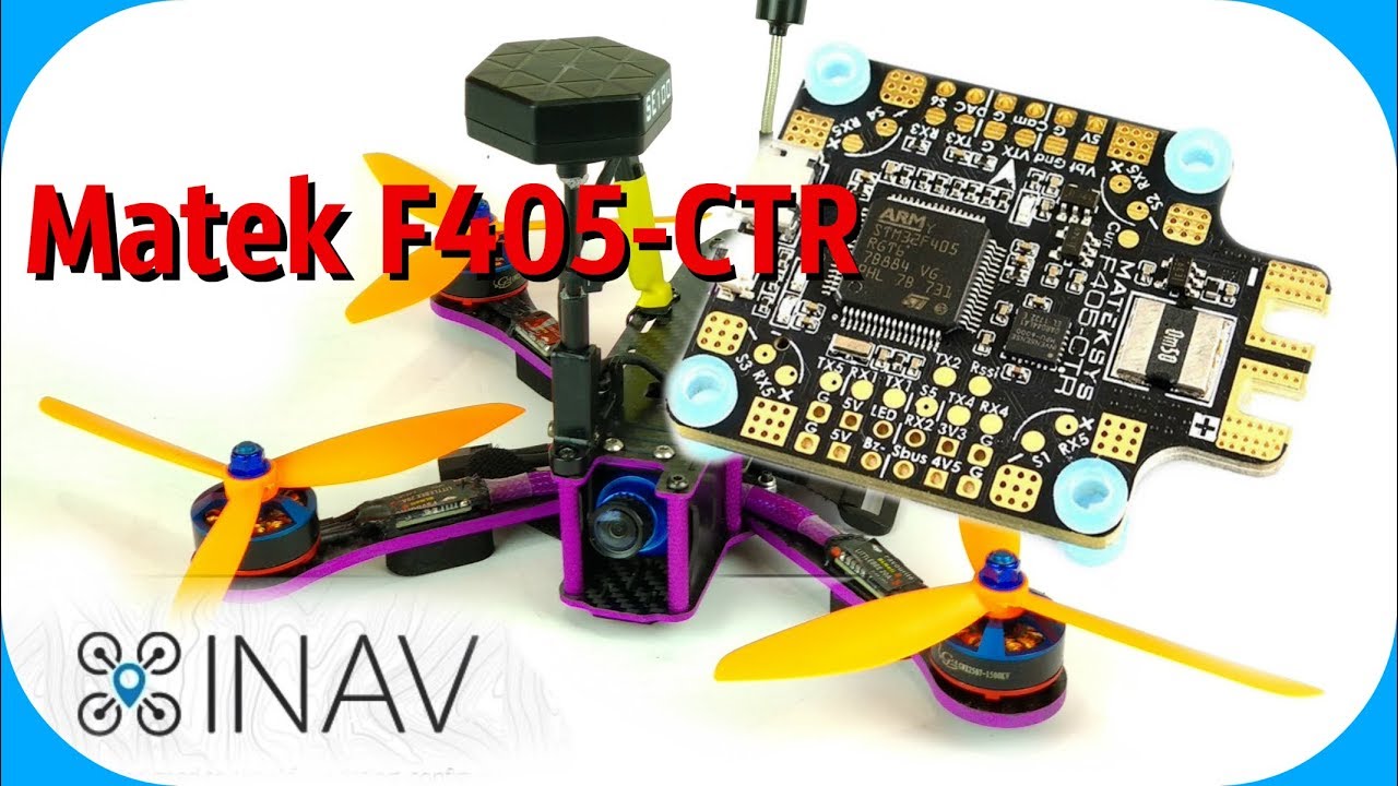 Matek F405-CTR Лучший полетник под INAV!