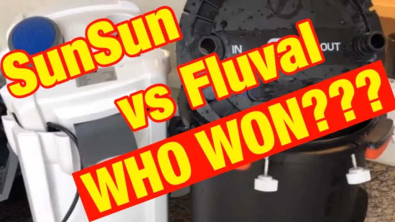 Aquarium Filtration: SunSun vs Fluval - WHO WON?