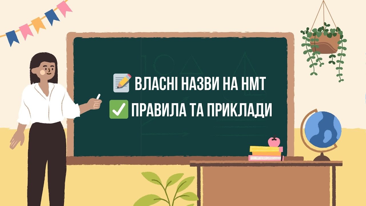 Урок 14. Велика літера та лапки у власних назвах | Правила для НМТ з української мови