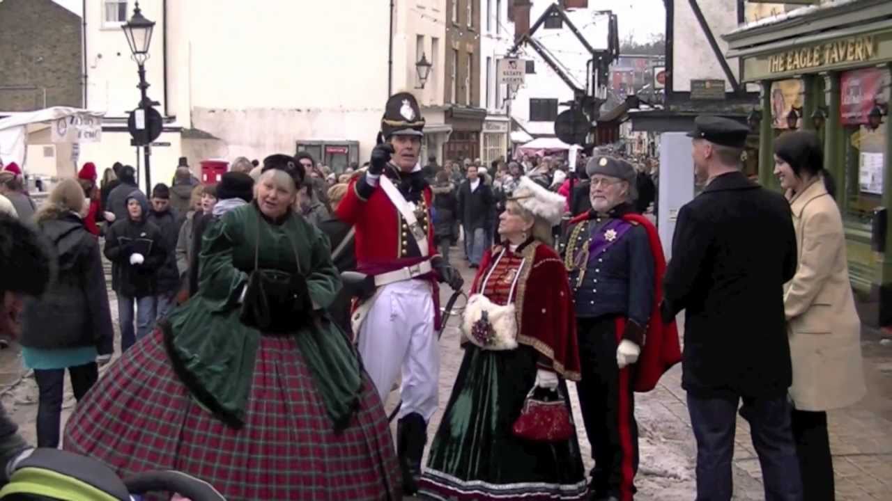Rochester, Dickens Christmas Festival in the snow!
