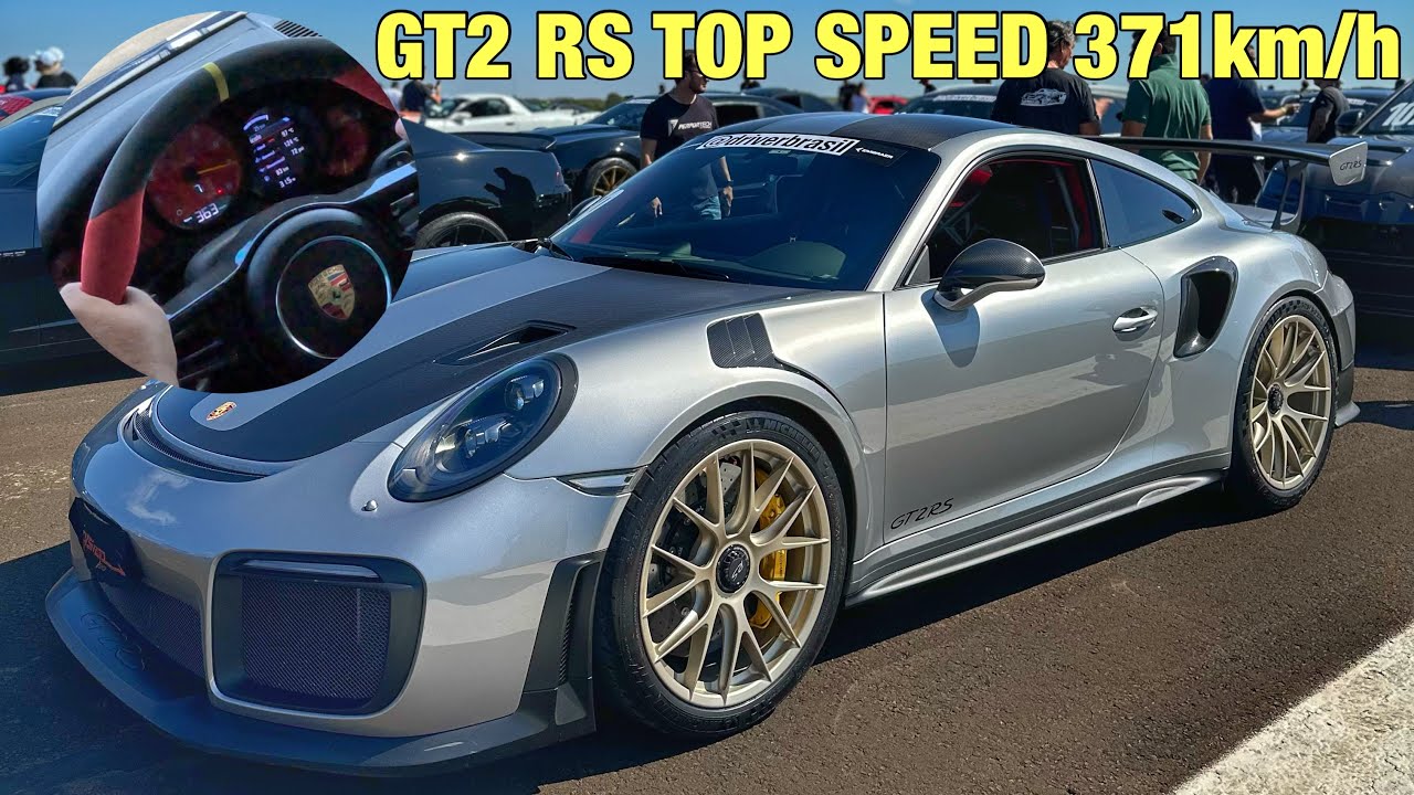 PORSCHE GT2 RS STG2 371Km/h 950HP TOP SPEED! | Driver Brasil EMBRAER 2023