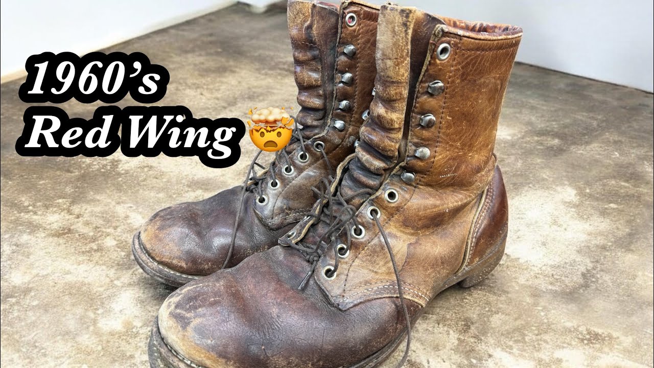 I JUST RESOLED THE OLDEST PAIR OF RED WING BOOTS IN MY LIFE 