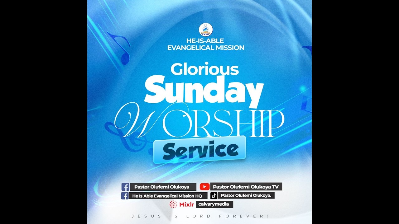 GLORIOUS SUNDAY WORSHIP SERVICE (009/2026)