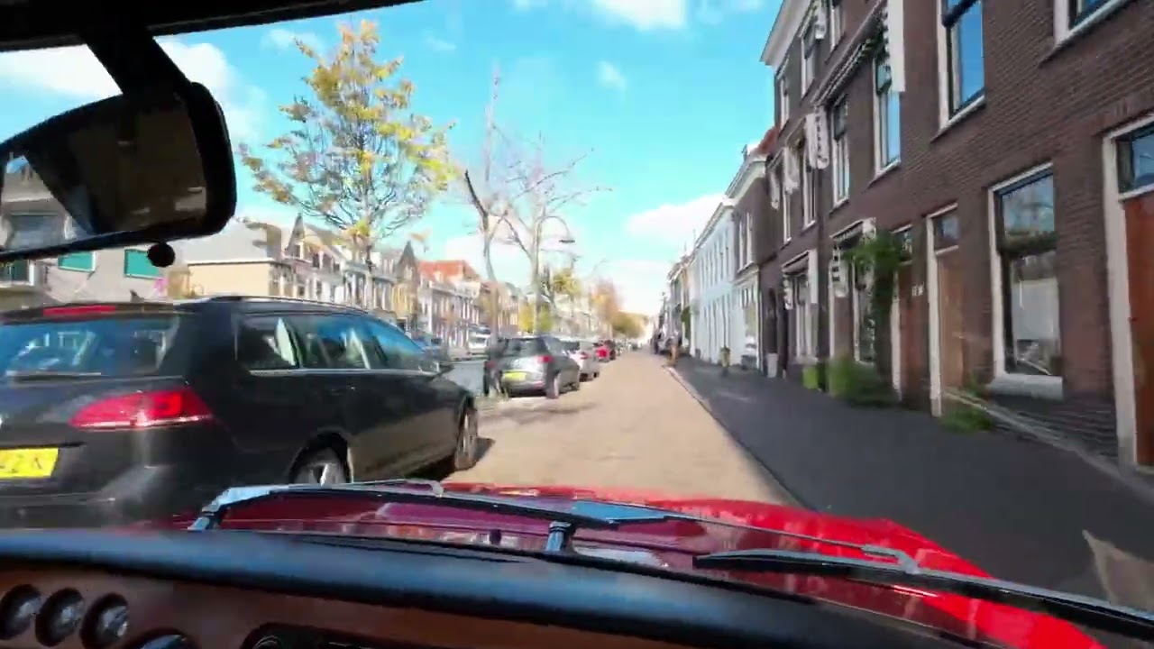 Lancia Fulvia 1600 HF city tour Delft Heritage Cars