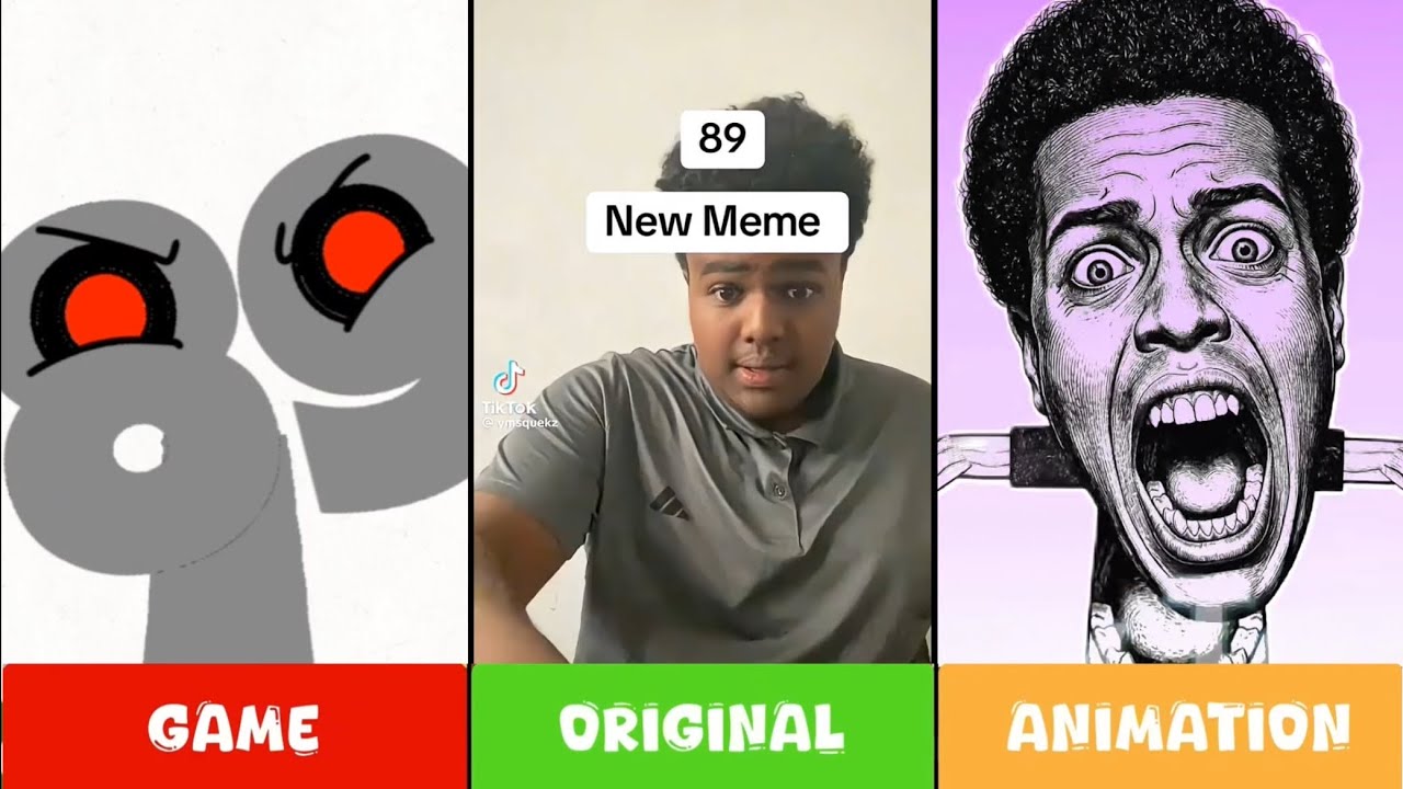 MY SPRUNKI OC: 89 (Game Vs Original Vs Animation) 