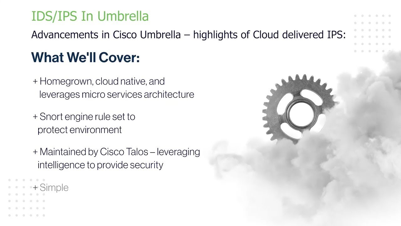Intrusion Prevention and Detection with Cisco Umbrella | Strengthening Network Security