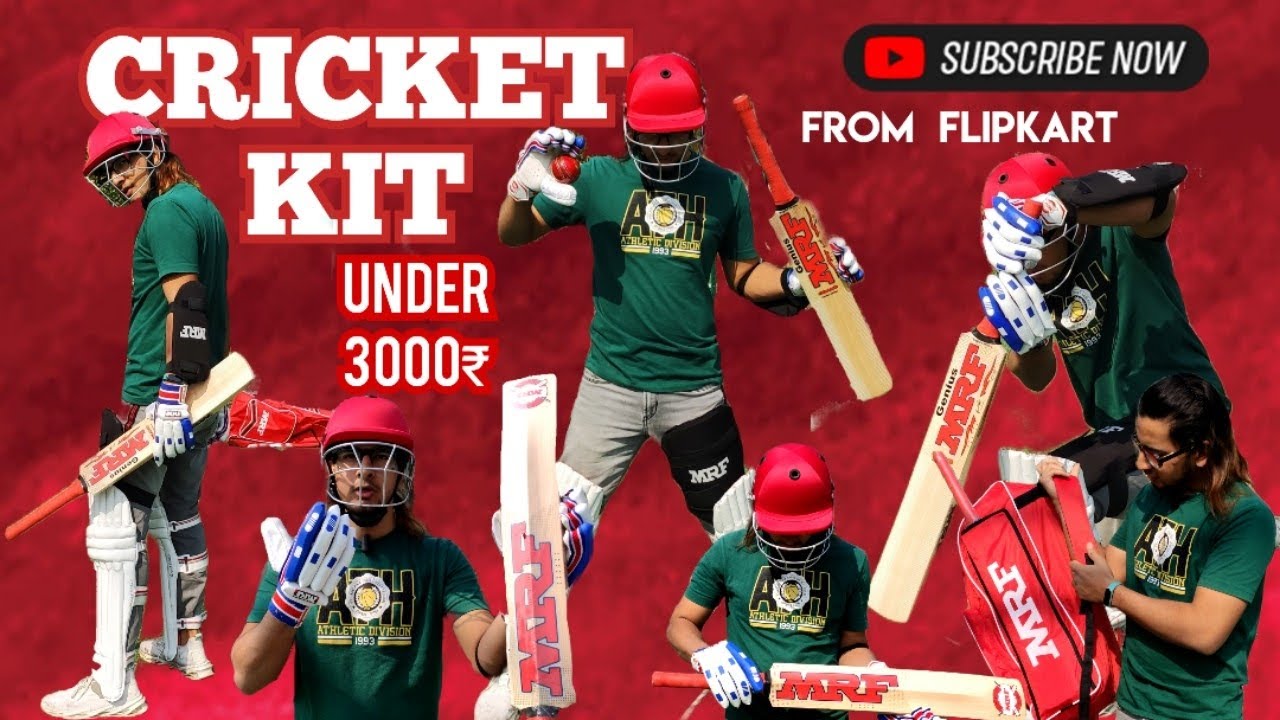 M.R.F Cricket Kit Under 3000₹ | Best Cricket Kit With Bat & Ball | Beginner Cricket Kit For Practice