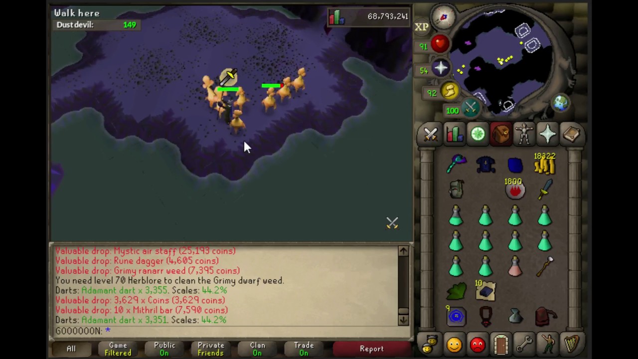 How to Lure Dust Devils in the Catacombs (Burst/Barrage)