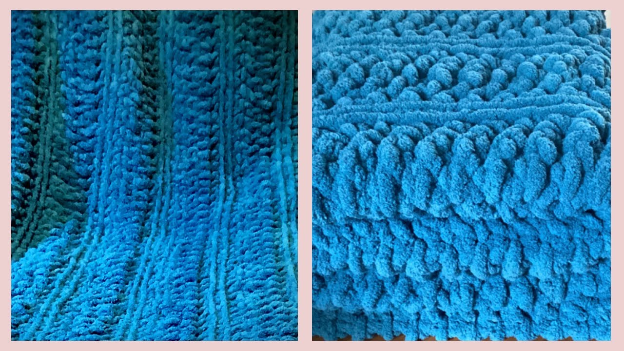 Crochet this Incredibly Fast Blanket with Bernat Blanket Extra (Jumbo) Yarn! EASY!
