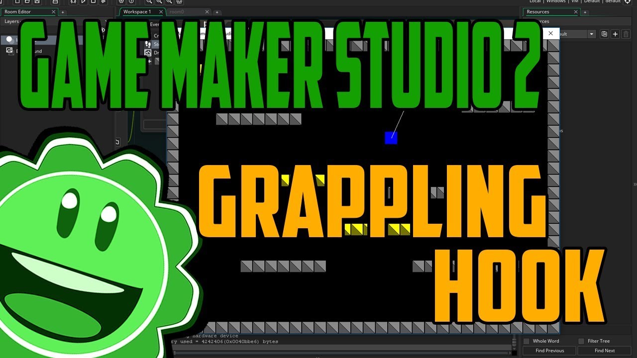 Game Maker Studio 2 Easy Grappling Hook Tutorial