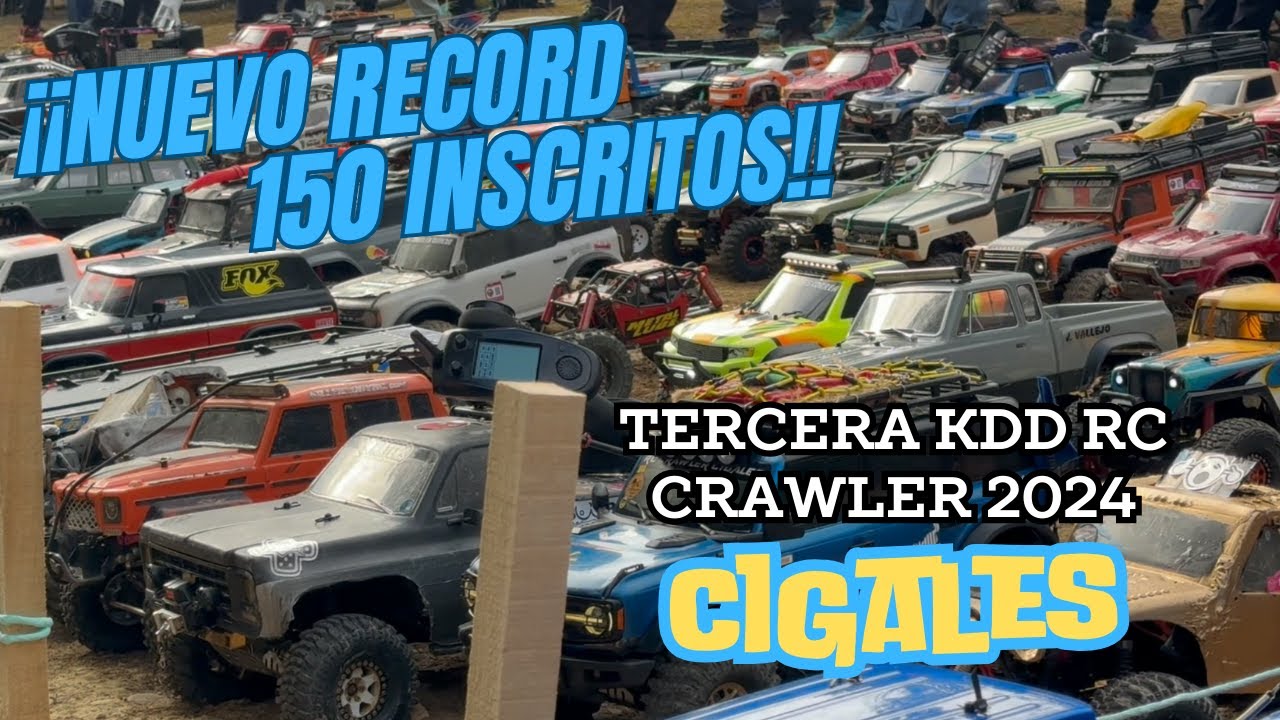 III KDD Crawler RC Cigales - Nuevo Record 150 Crawlers RC