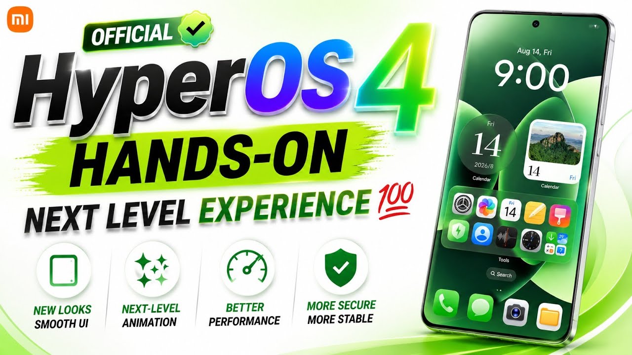HyperOS 4 Full Hands-On Experience 💯 Smooth, Fast & Beautiful! 