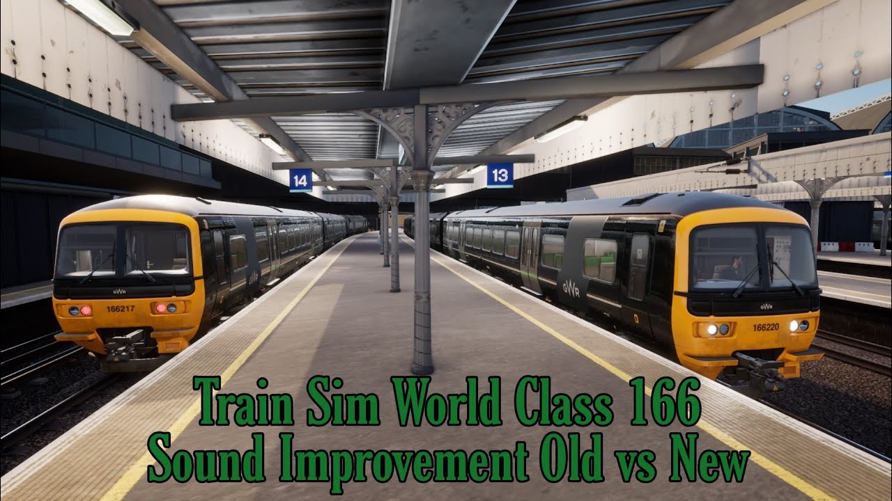 TrainSimWorld - Great Western Express / 166 Sounds, Old vs New