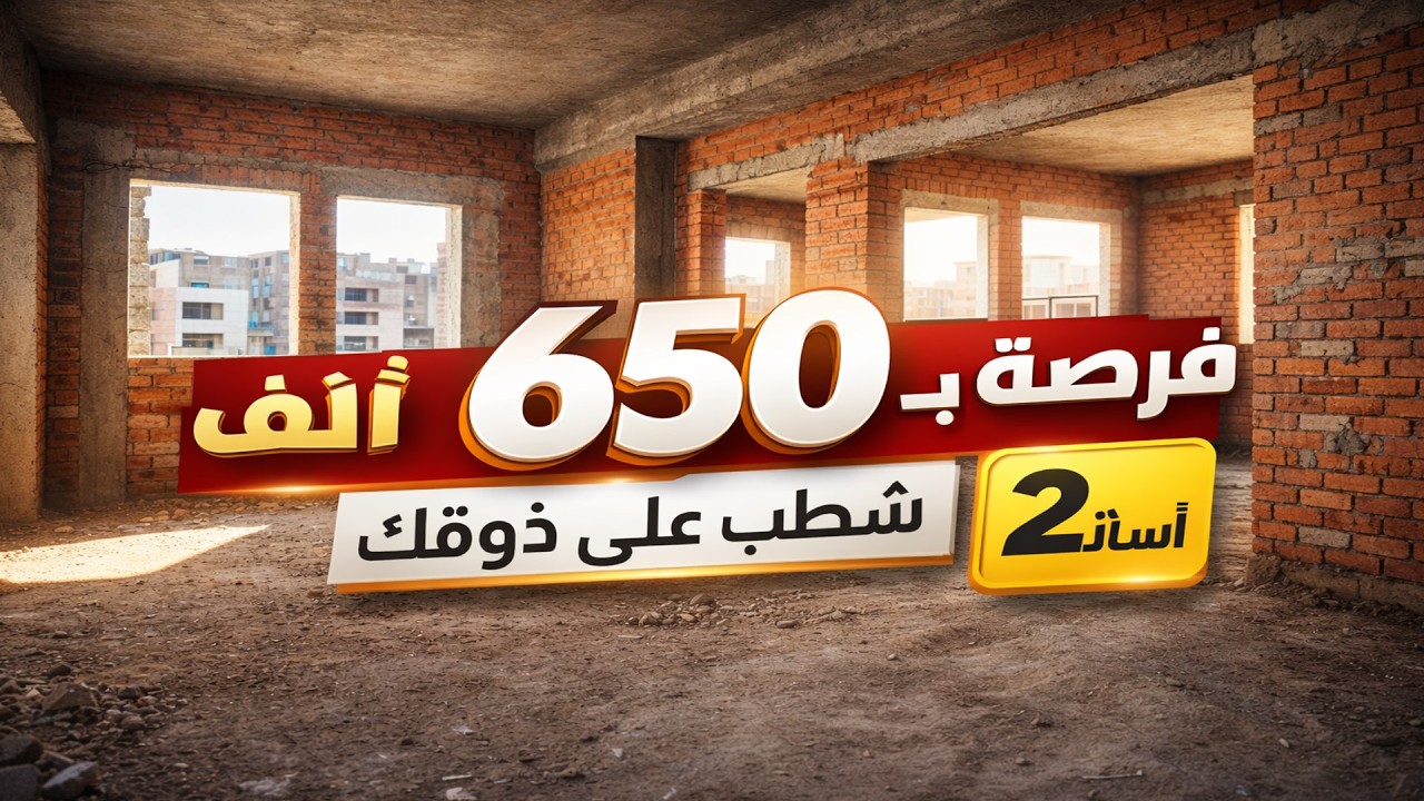 ارخص شقة في فيصل! 100م بـ 650 ألف وببرج بـ 2 أسانسير 🚀 كود 114
