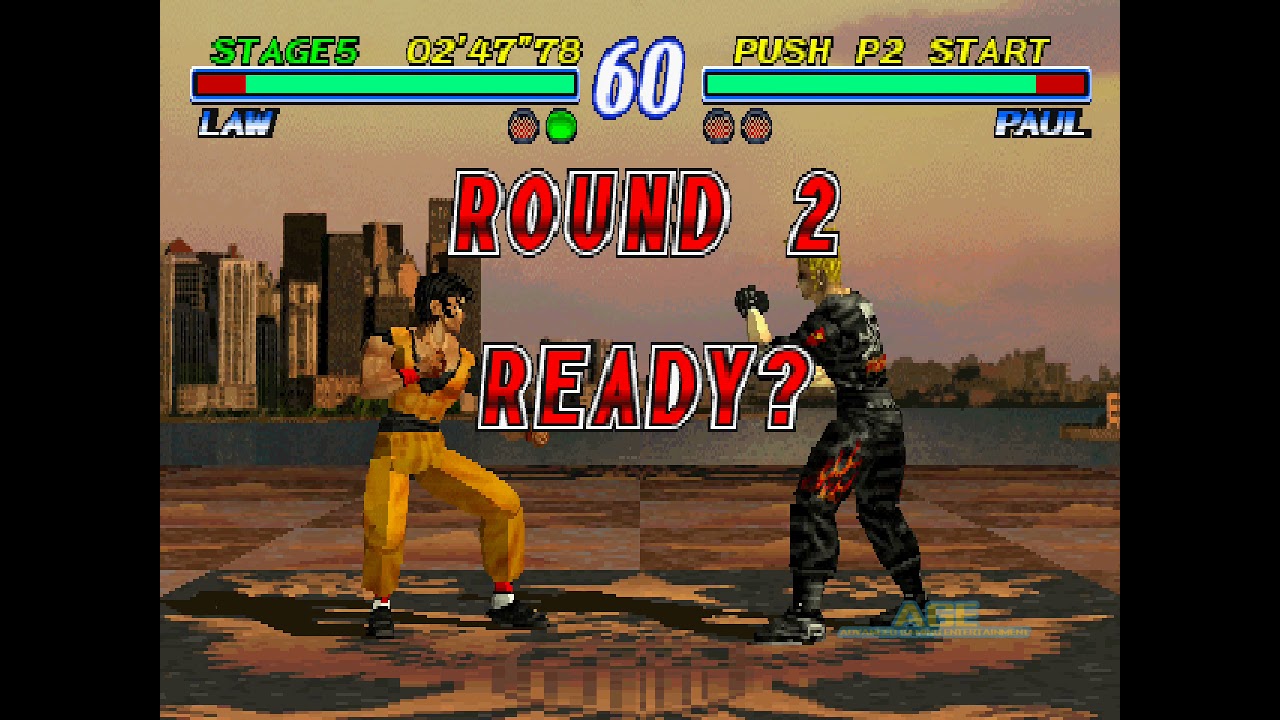 Tekken 2 (PSX) Longplay — прохождение игры Law