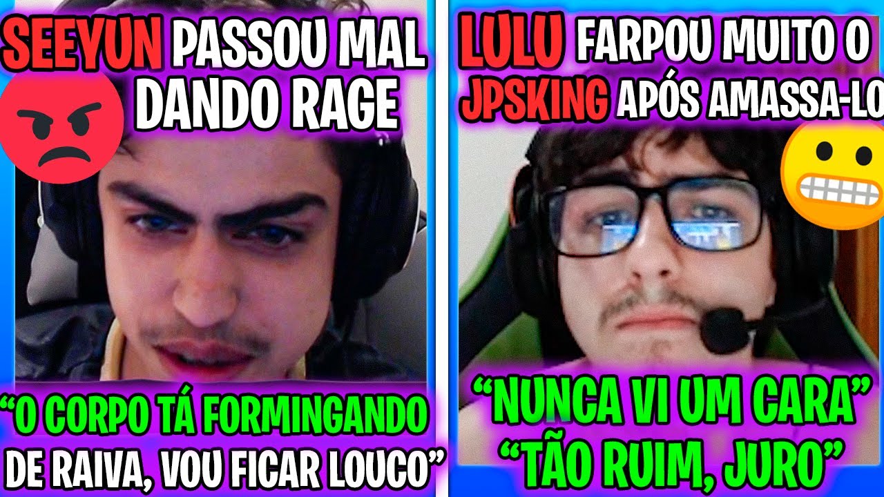 OLOCO! SEEYUN PASSOU MAL DANDO RAGE🤬😲 LULU FARPOU MUITO JPSKING APÓS AMASSAR ELE😬