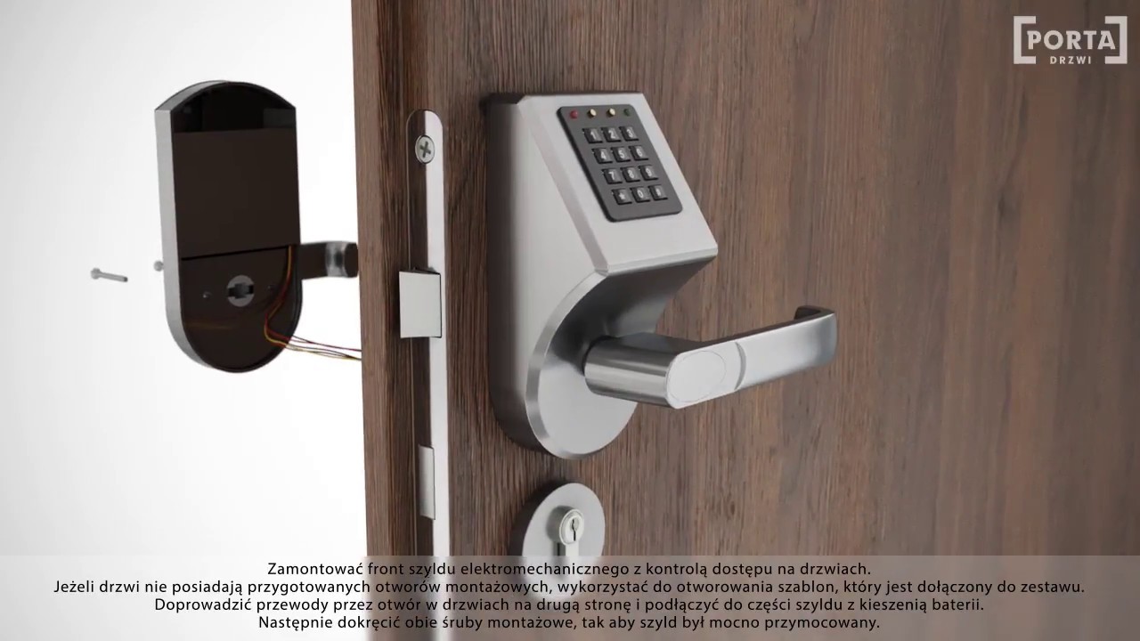 Montaż szyldu z kontrolą dostępu | Eura-Tech